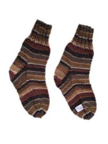 Handgestrickte Socken für Kinder, Gr. 32/33