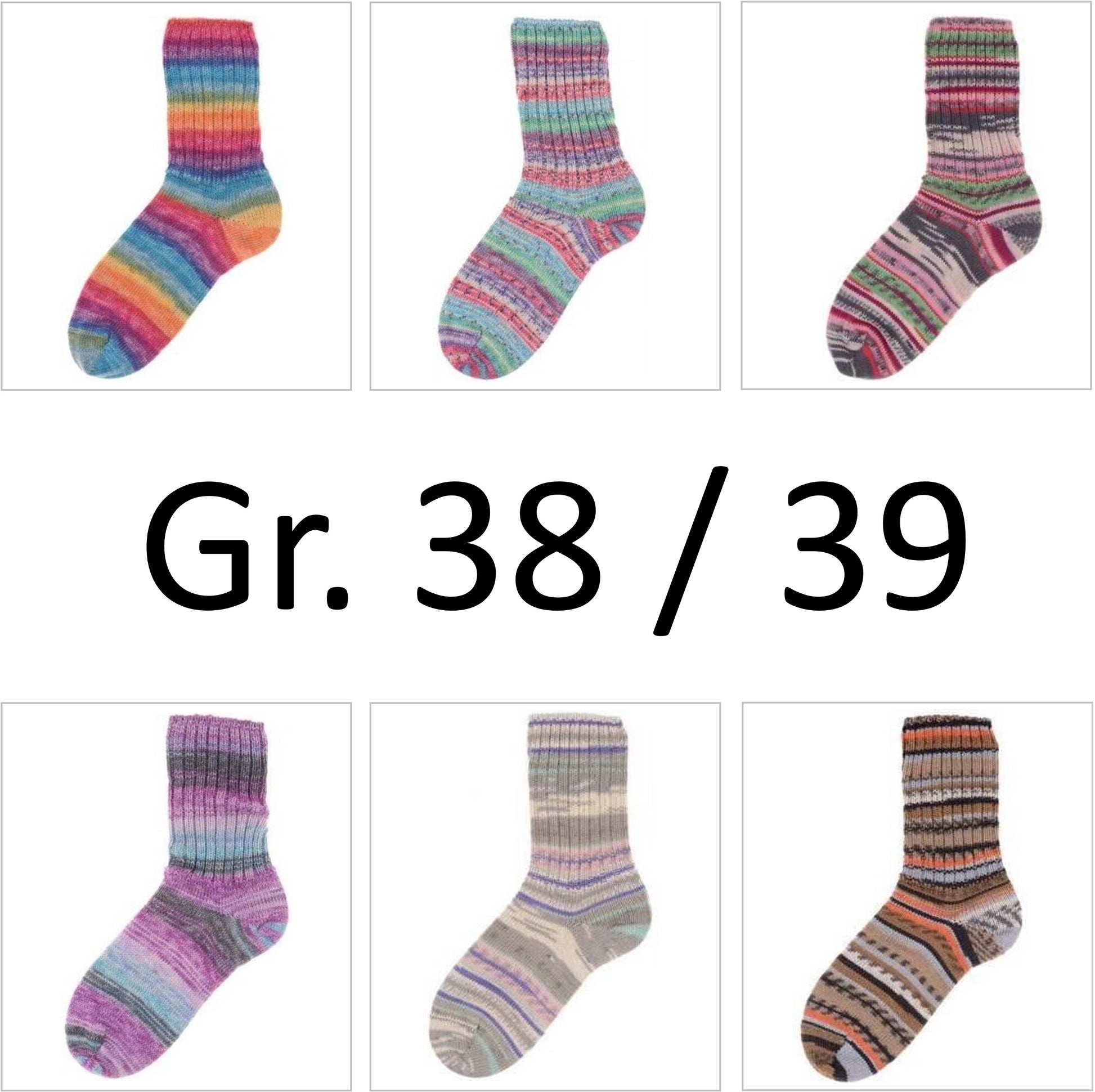 Stricksocken "Wie von Oma gestrickt", Gr. 38/39