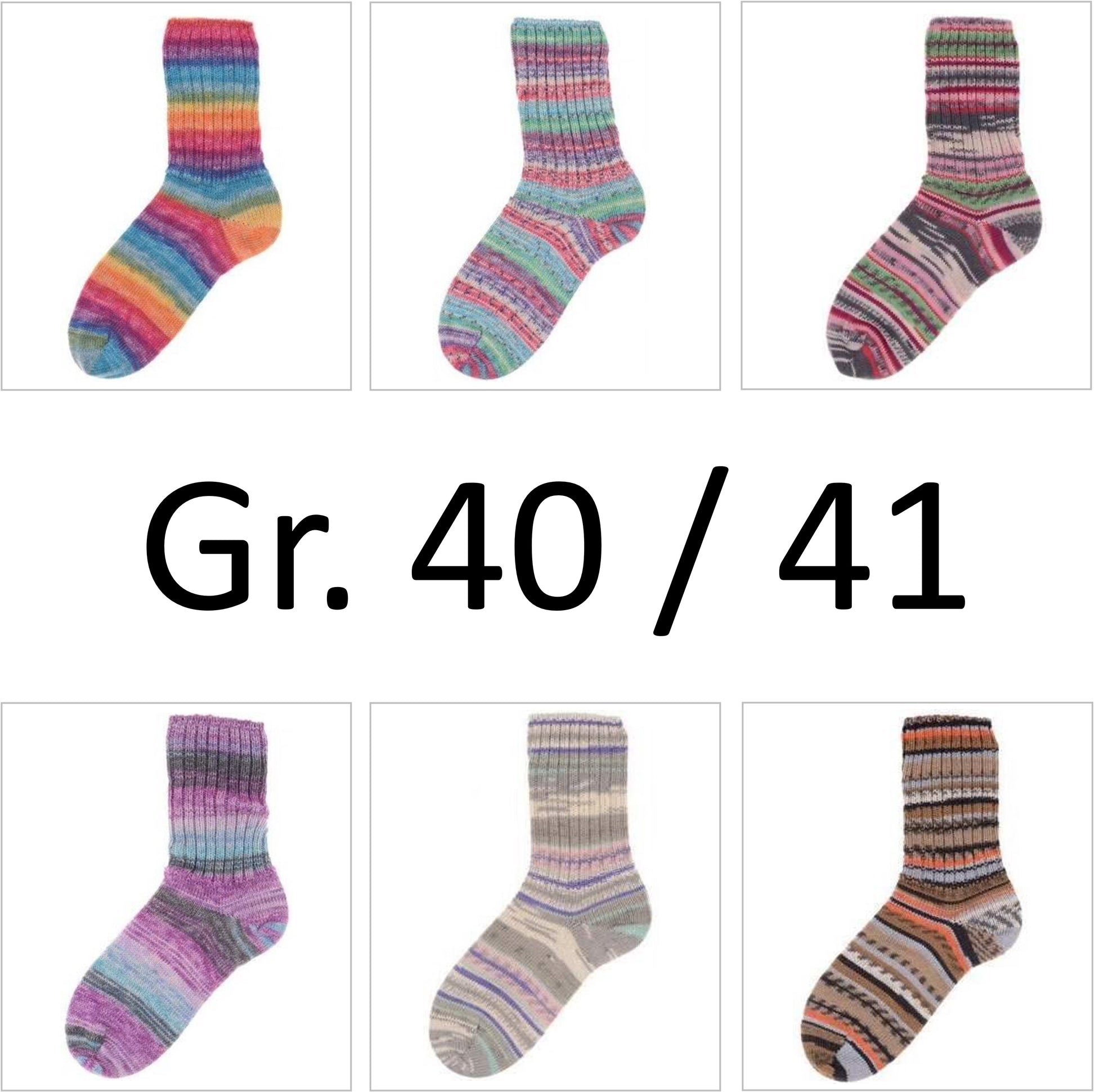 Stricksocken "Wie von Oma gestrickt", Gr. 40/41