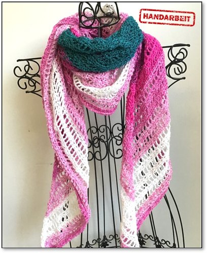 Dreieckstuch, Lacetuch, Schultertuch, HANDARBEIT