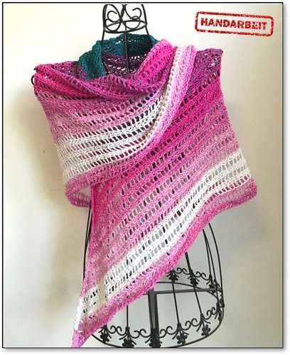 Dreieckstuch, Lacetuch, Schultertuch, HANDARBEIT