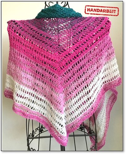 Dreieckstuch, Lacetuch, Schultertuch, HANDARBEIT