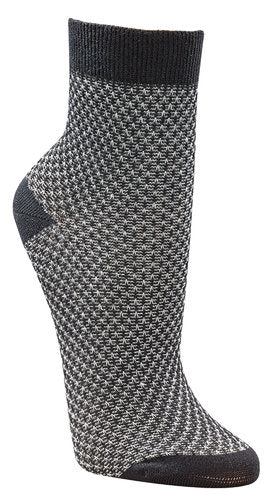 Damensocken mit Glitzer-Garn, 2 Paar