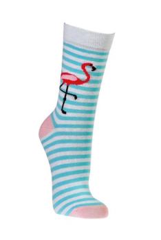 Motivsocken "Florida-Flamingo"
