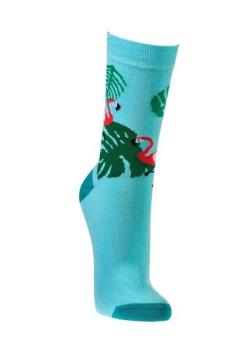 Motivsocken "Florida-Flamingo"