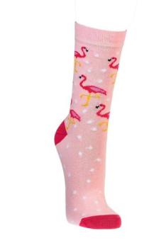 Motivsocken "Florida-Flamingo"