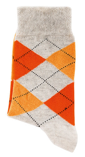 Motivsocken "Karo-Melange",