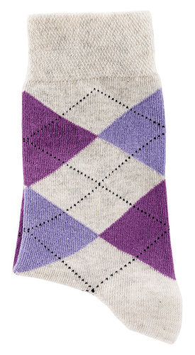 Motivsocken "Karo-Melange",