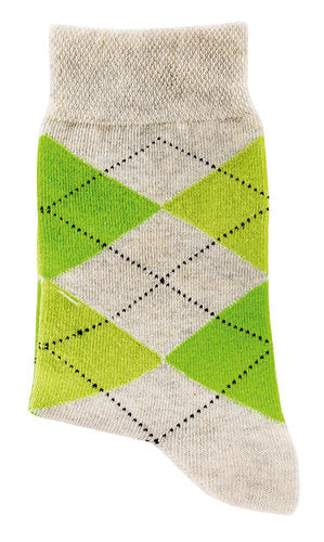 Motivsocken "Karo-Melange",