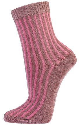 Damensocken in Streifendesign