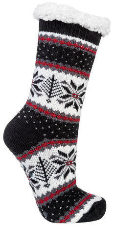 Hüttensocken Extra-Flauschig mit ABS, ONE SIZE Damen