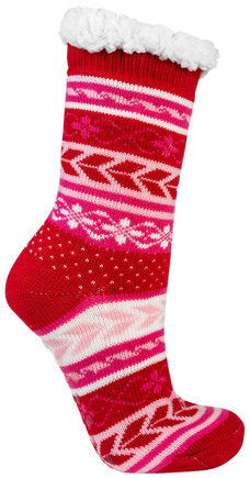 Hüttensocken Extra-Flauschig mit ABS, ONE SIZE Damen