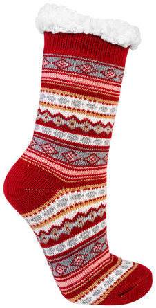 Hüttensocken Extra-Flauschig mit ABS, ONE SIZE Damen