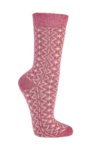 Folklore-TREND-Socken mit Alpaka u. Merino