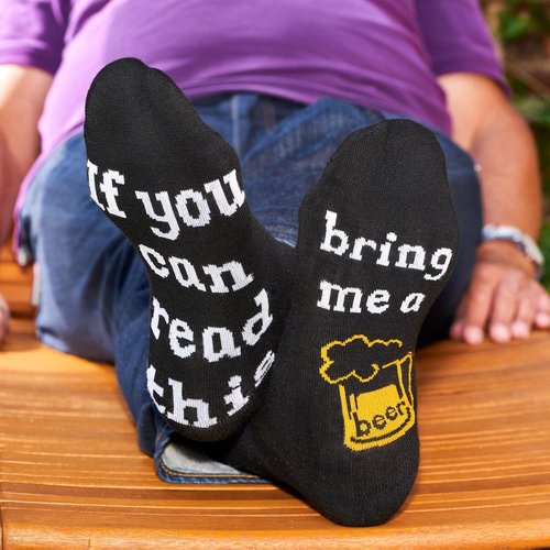 Unisex Socken "Schmunzel-Sprüche"