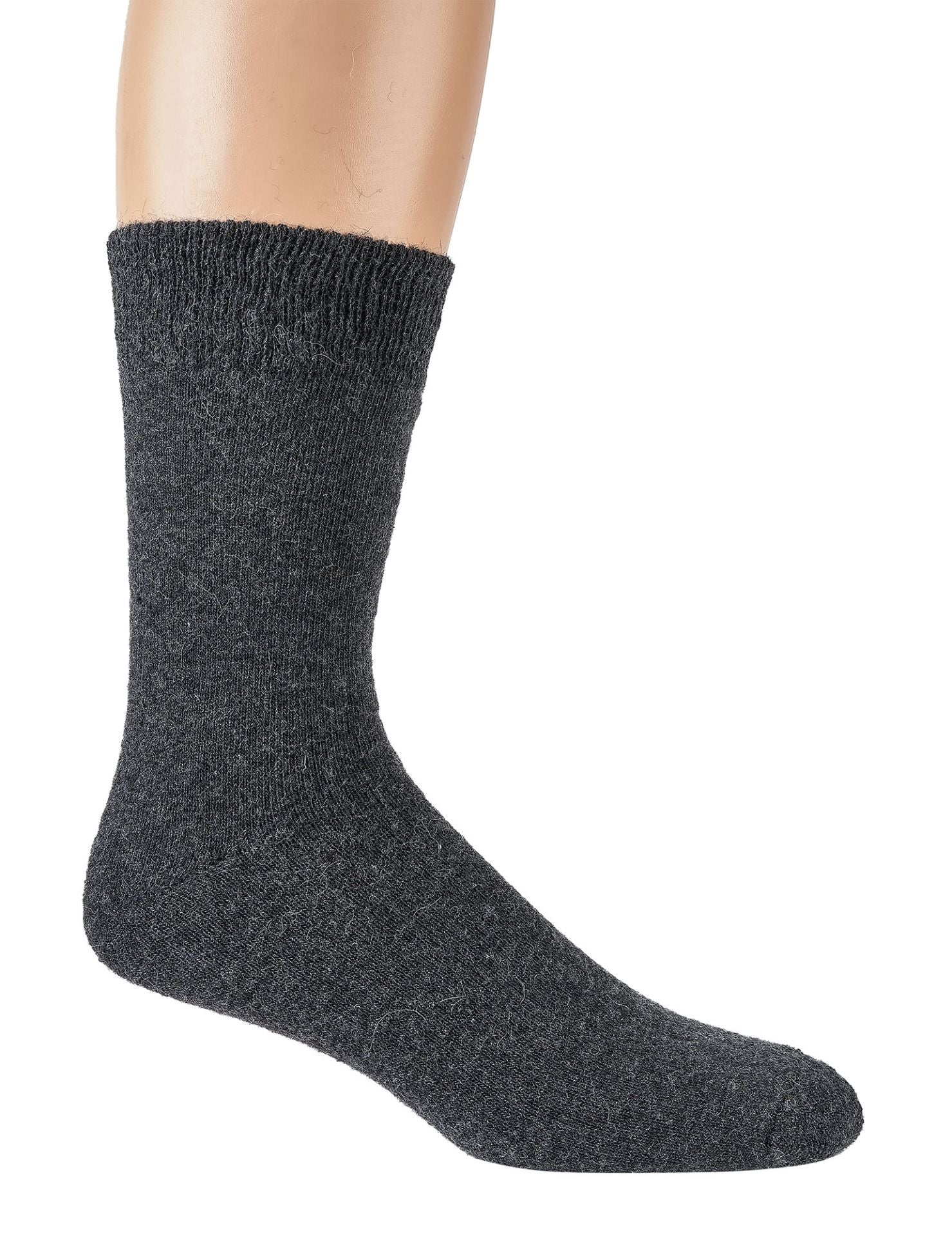 Vollplüsch Wollsocken mit Alpaka