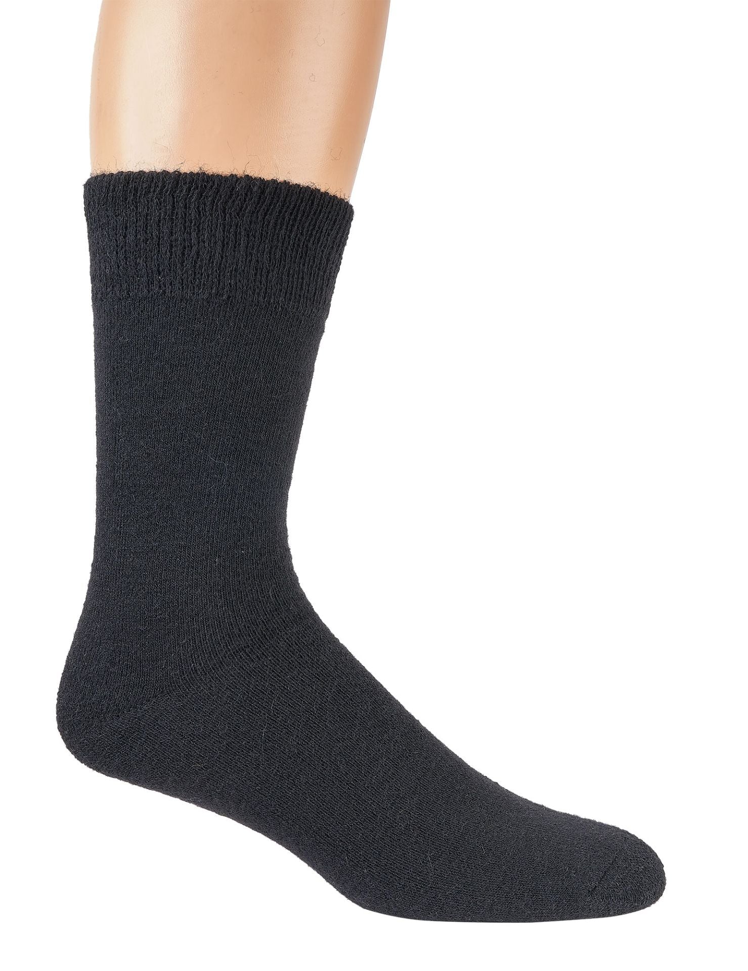 Vollplüsch Wollsocken mit Alpaka