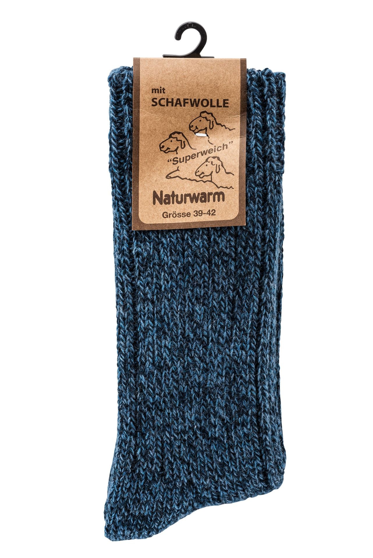 Norweger-Socken mit Schafwolle