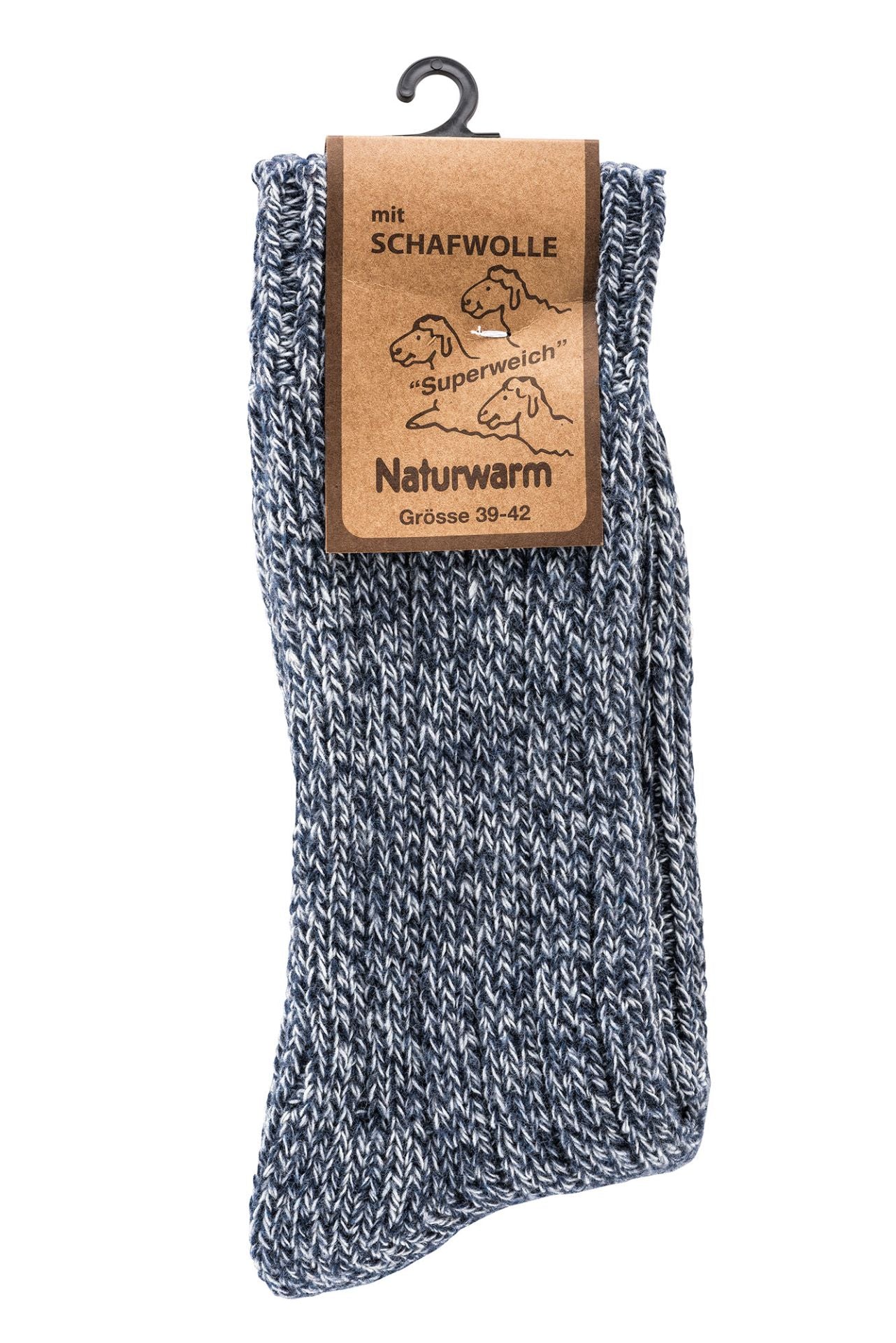 Norweger-Socken mit Schafwolle