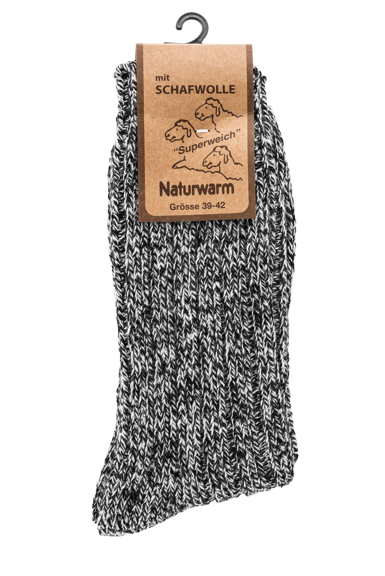 Norweger-Socken mit Schafwolle