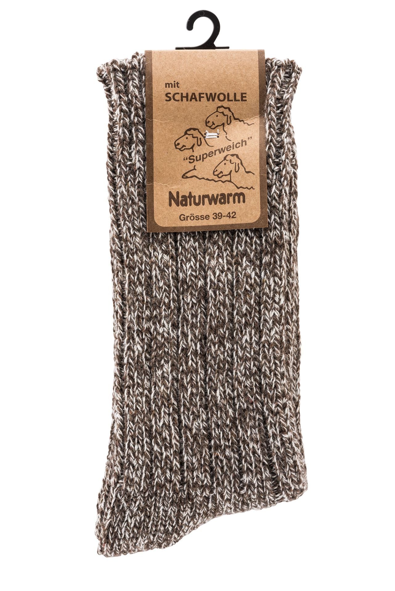 Norweger-Socken mit Schafwolle