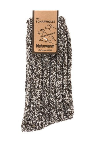 Norweger-Socken, Naturwarm mit Schafwolle