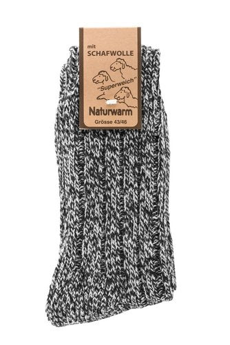 Norweger-Socken, Naturwarm mit Schafwolle