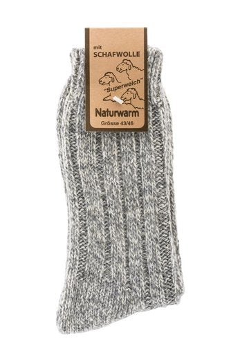 Norweger-Socken, Naturwarm mit Schafwolle