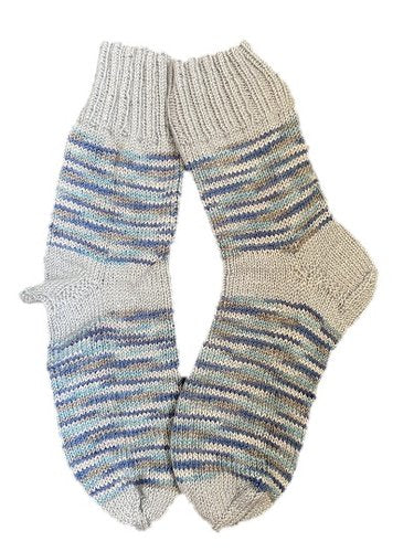 Handgestrickte Socken, 2. Wahl, Gr. 40/41
