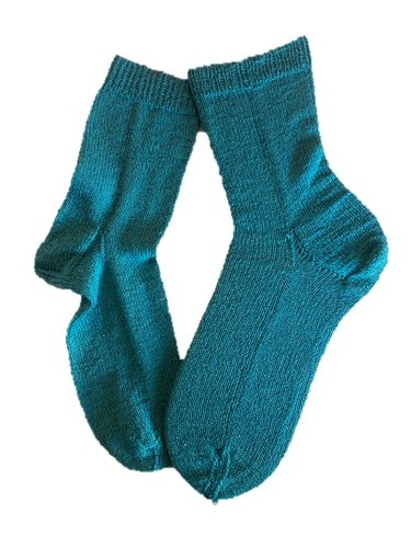 Handgestrickte Socken, Gr. 46/47