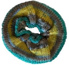 Haargummi, Scrunchie, gestrickt, HANDARBEIT